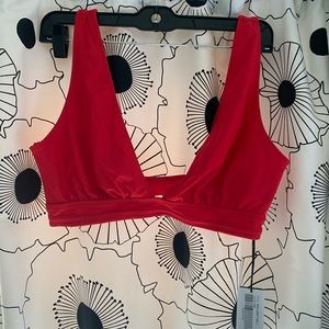 KENDALL + KYLIE Red Bikini Top